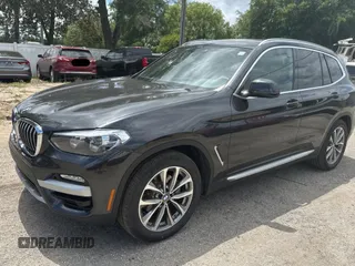 2019 BMW X3 sDrive30i with VIN 5UXTR7C55KLF37078, listed as a Copart auction lot 55284315 with 100,081 mi miles and Clean Title. Bid and sale history available at DreamBid. Image 2.