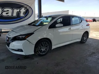 2019 Nissan LEAF S z VIN 1N4AZ1CP1KC306317, wystawiony jako Copart lot #59049795 z przebiegiem 33 445 mil mil oraz Szkoda całkowita • Salvage title. Historia ofert i sprzedaży dostępna na DreamBid. Obrazek 1.