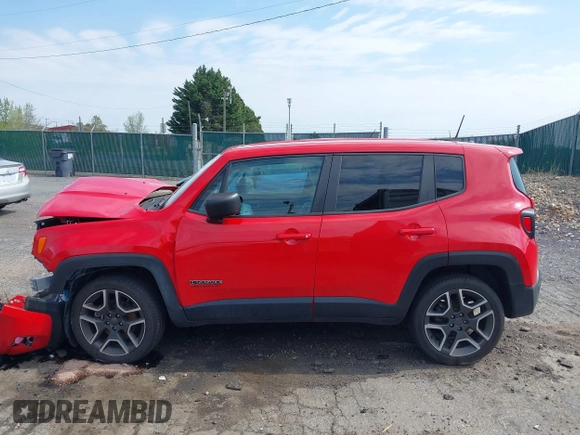 2020 Jeep Renegade Jeepster with VIN ZACNJBAB7LPL75071, listed as a IAAI auction lot 42017529 with 42,477 mi miles and . Bid and sale history available at carsss.com. Image 15.