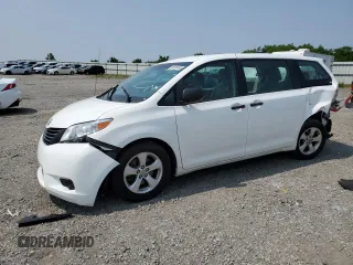 2013 Toyota Sienna L with VIN 5TDZK3DC6DS349030, listed as a Copart auction lot 58890495 with 157,937 mi miles and Salvage title. Bid and sale history available at DreamBid. Image 1.