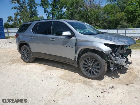 2023 Chevrolet Traverse RS with VIN 1GNEVJKW5PJ298636, listed as a Copart auction lot 53103595 with 13,313 mi miles and Salvage Title. Bid and sale history available at carsss.com. Image 4.