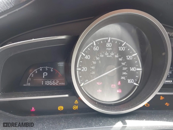 2018 Mazda Mazda3 4-Door Touring with VIN 3MZBN1V37JM262418, listed as a IAAI auction lot 41880212 with 118,662 mi miles. Bid and sale history available at carsss.com. Image 7.