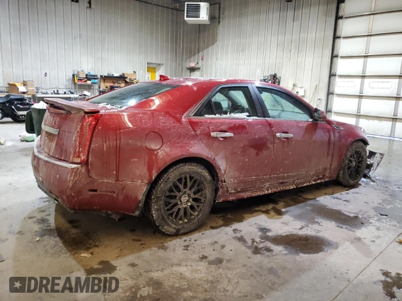 2010 Cadillac CTS Premium with VIN 1G6DS5EV8A0135454, listed as a Copart auction lot 41958365 with 92,994 mi miles and Salvage title. Bid and sale history available at DreamBid. Image 3.