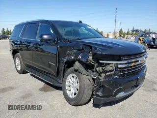 2023 Chevrolet Tahoe LT with VIN 1GNSKNKD5PR262044, listed as a Copart auction lot 63127975 with 34,333 mi miles and Salvage title. Bid and sale history available at DreamBid. Image 4.
