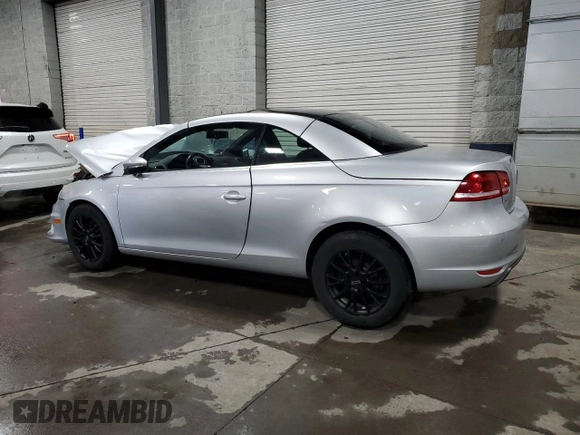 2012 Volkswagen Eos Lux with VIN WVWFW7AH4CV000578, listed as a Copart auction lot 50328825 with 138,476 mi miles and Salvage Title. Bid and sale history available at DreamBid. Image 2.