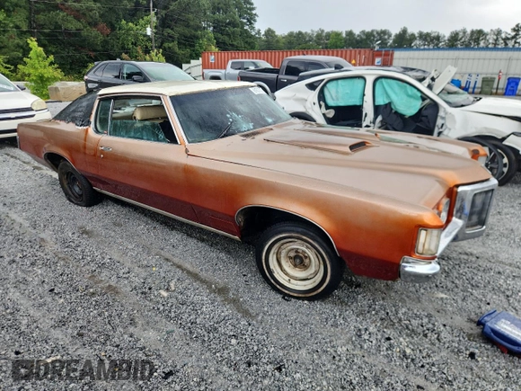 1970 Pontiac Grand Prix with VIN 276570A127638, listed as a Copart auction lot 61613155 with Not provided miles and Salvage title. Bid and sale history available at DreamBid. Image 4.