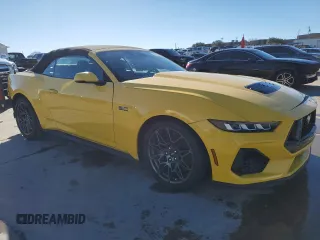 2024 Ford Mustang GT Premium с VIN 1FAGP8FFXR5110046, выставлен на аукционе Copart как лот 41424855 с пробегом 4 131 миль миль и Списание • Salvage title. История ставок и продаж доступна на DreamBid. Изображение 4.