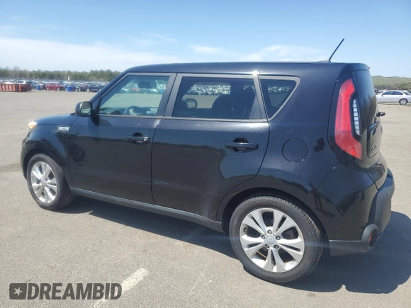 2015 Kia Soul + with VIN KNDJP3A57F7182016, listed as a Copart auction lot 54842805 with 215,332 mi miles and Clean Title. Bid and sale history available at carsss.com. Image 2.