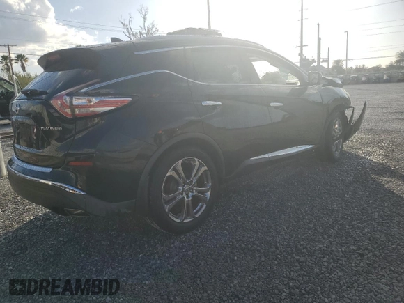 2018 Nissan Murano S with VIN 5N1AZ2MGXJN162974, listed as a Copart auction lot 80112394 with Not Provided miles and Non Repairable. Bid and sale history available at DreamBid. Image 3.