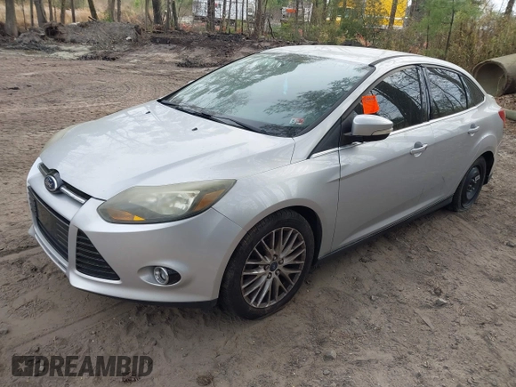 2014 Ford Focus Titanium with VIN 1FADP3J20EL148417, listed as a IAAI auction lot 41954291 with 120,098 mi miles. Bid and sale history available at carsss.com. Image 2.