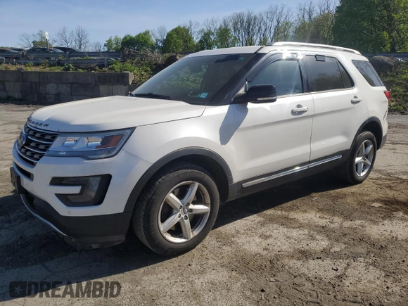 2016 Ford Explorer XLT with VIN 1FM5K8D83GGB57596, listed as a Copart auction lot 54983325 with 119,575 mi miles and Salvage Title. Bid and sale history available at DreamBid. Image 1.