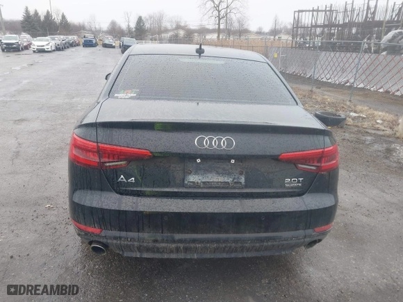 2017 Audi A4 Premium with VIN WAUANAF44HN008104, listed as a IAAI auction lot 41715805 with 130,254 mi miles. Bid and sale history available at carsss.com. Image 16.