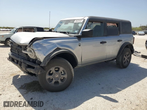 2024 Ford Bronco Big Bend with VIN 1FMDE7BH0RLA32534, listed as a Copart auction lot 49635935 with 15,900 mi miles and Salvage Title. Bid and sale history available at DreamBid. Image 1.