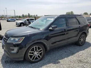 2017 Ford Explorer Sport z VIN 1FM5K8GTXHGB32387, wystawiony jako Copart lot #55313965 z przebiegiem 159 983 mil mil oraz Szkoda całkowita • Salvage title. Historia ofert i sprzedaży dostępna na DreamBid. Obrazek 1.