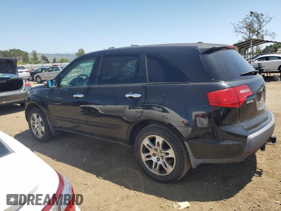 2007 Acura MDX Tech Pkg with VIN 2HNYD28327H515373, listed as a Copart auction lot 54976835 with 227,947 mi miles and Clean Title. Bid and sale history available at carsss.com. Image 2.