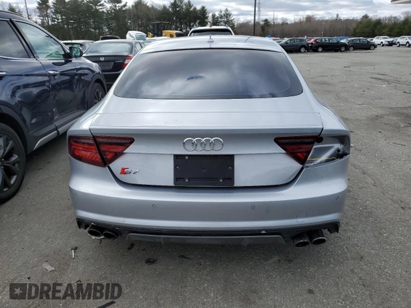 2016 Audi S7 with VIN WAUW2AFC7GN066938, listed as a Copart auction lot 45949684 with 0 mi miles and Salvage Title. Bid and sale history available at carsss.com. Image 6.