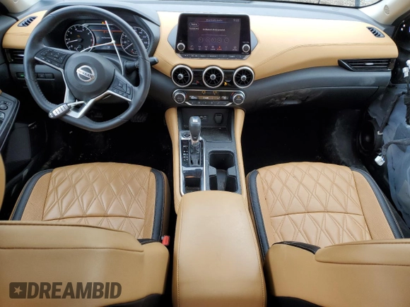 2021 Nissan Sentra SV with VIN 3N1AB8CV7MY242741, listed as a Copart auction lot 52522655 with 35,634 mi miles and Non repairable. Bid and sale history available at DreamBid. Image 8.