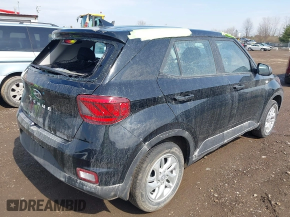 2022 Hyundai Venue SE with VIN KMHRB8A39NU198646, listed as a IAAI auction lot 41907792 with 24,131 mi miles and . Bid and sale history available at DreamBid. Image 4.