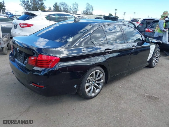 2016 BMW 5 Series 528i with VIN WBA5A5C53GG346923, listed as a IAAI auction lot 41955002 with 104,462 mi miles. Bid and sale history available at carsss.com. Image 4.