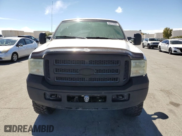 2005 Ford F-350 XL with VIN 1FTWW31P95EC48120, listed as a Copart auction lot 65723395 with Not provided miles and Salvage title. Bid and sale history available at DreamBid. Image 5.