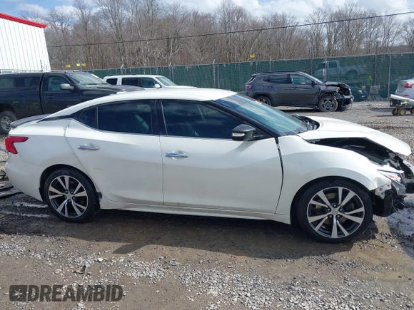2017 Nissan Maxima SV with VIN 1N4AA6APXHC416086, listed as a IAAI auction lot 41694314 with 192,513 mi miles and . Bid and sale history available at DreamBid. Image 14.