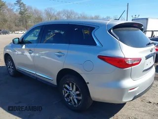 2013 Infiniti JX35 z VIN 5N1AL0MM1DC325491, wystawiony jako IAAI lot #41784006 z przebiegiem 168 557 mil mil oraz . Historia ofert i sprzedaży dostępna na DreamBid. Obrazek 3.