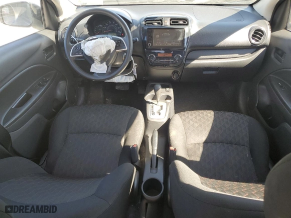 2022 Mitsubishi Mirage ES with VIN ML32AUHJ5NH008343, listed as a Copart auction lot 46995045 with 52,761 mi miles and Salvage Title. Bid and sale history available at carsss.com. Image 8.