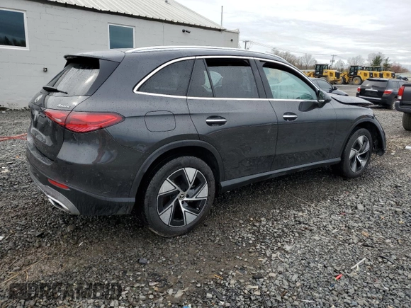 2024 Mercedes-Benz GLC with VIN W1NKM4HB2RF086876, listed as a Copart auction lot 51835205 with 0 mi miles and Salvage Title. Bid and sale history available at carsss.com. Image 3.