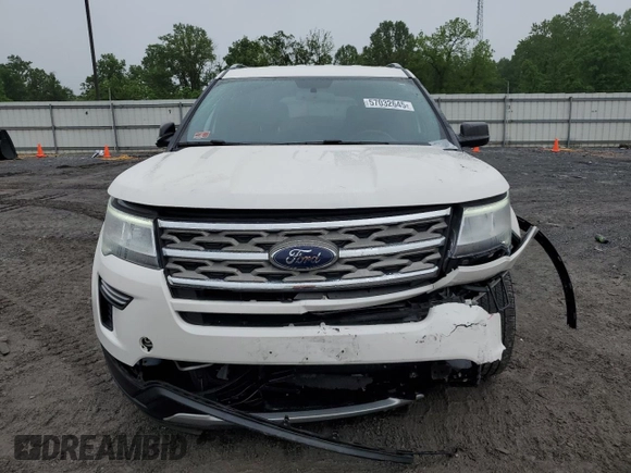 2018 Ford Explorer XLT с VIN 1FM5K8D87JGA16943, выставлен на аукционе Copart как лот 57032645 с пробегом 63 752 миль миль и Списание • Salvage title. История ставок и продаж доступна на DreamBid. Изображение 5.