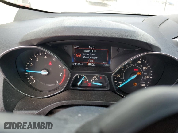 2019 Ford Escape SE with VIN 1FMCU9GD2KUA21566, listed as a Copart auction lot 53618215 with 51,186 mi miles and Salvage Title. Bid and sale history available at carsss.com. Image 9.