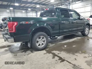2015 Ford F-150 XLT with VIN 1FTFW1EG4FFC07579, listed as a Copart auction lot 50425565 with 89,931 mi miles and Salvage Title. Bid and sale history available at carsss.com. Image 3.