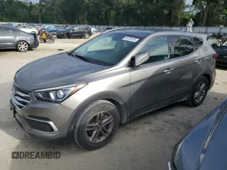2018 Hyundai Santa Fe 2.4L with VIN 5NMZT3LB4JH096309, listed as a Copart auction lot 64738135 with 109,583 mi miles and Salvage title. Bid and sale history available at DreamBid. Image 1.