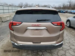 2018 GMC Terrain SLT with VIN 3GKALPEV6JL313796, listed as a Copart auction lot 44714555 with 103,557 mi miles and Salvage Title. Bid and sale history available at DreamBid. Image 6.