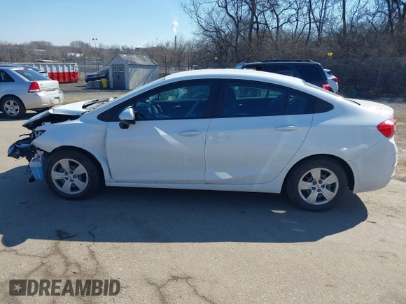 2017 Chevrolet Cruze LS with VIN 1G1BC5SM4H7165610, listed as a IAAI auction lot 41709729 with 24,853 mi miles and . Bid and sale history available at DreamBid. Image 15.