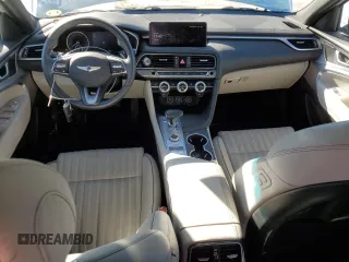 2022 Genesis G70 3.3T with VIN KMTG54TE8NU100556, listed as a Copart auction lot 82680694 with 42,679 mi miles and Salvage Title. Bid and sale history available at carsss.com. Image 8.