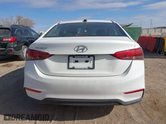 2022 Hyundai Accent SE with VIN 3KPC24A60NE190169, listed as a IAAI auction lot 41521911 with 22,089 mi miles and . Bid and sale history available at carsss.com. Image 17.
