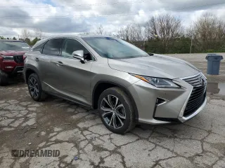 2019 Lexus RX 350 with VIN 2T2BZMCA6KC191941, listed as a Copart auction lot 53946995 with 45,553 mi miles and Salvage title. Bid and sale history available at DreamBid. Image 4.