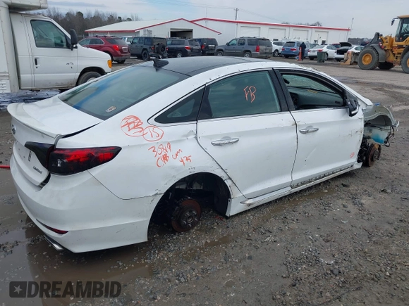 2015 Hyundai Sonata Limited with VIN 5NPE34AF0FH014757, listed as a IAAI auction lot 41394710 with 102,481 mi miles and . Bid and sale history available at carsss.com. Image 4.