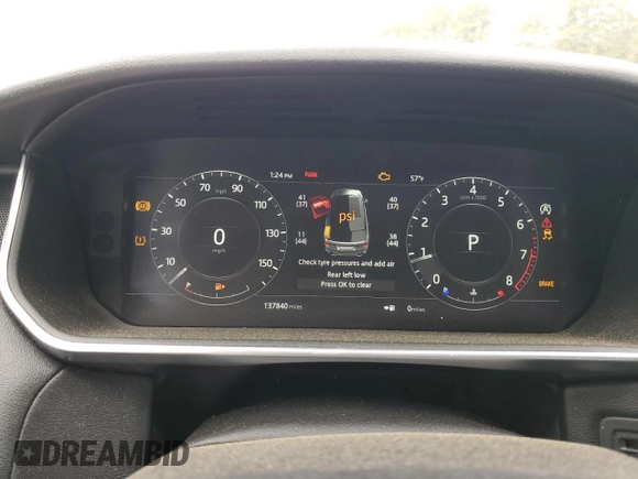2019 Land Rover Range Rover Sport HSE with VIN SALWR2RV9KA420677, listed as a Copart auction lot 49412085 with 137,840 mi miles and Salvage Title. Bid and sale history available at DreamBid. Image 9.
