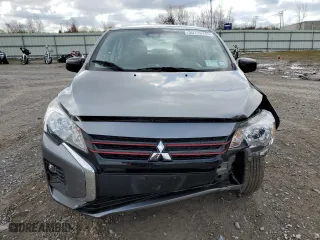 2022 Mitsubishi Mirage G4 ES with VIN ML32FUFJXNHF04844, listed as a Copart auction lot 50119745 with 34,620 mi miles and Salvage Title. Bid and sale history available at carsss.com. Image 5.