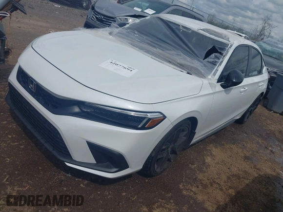 2023 Honda Civic Sport with VIN 19XFL2H80PE022752, listed as a IAAI auction lot 42077694 with 25,939 mi miles and . Bid and sale history available at DreamBid. Image 17.