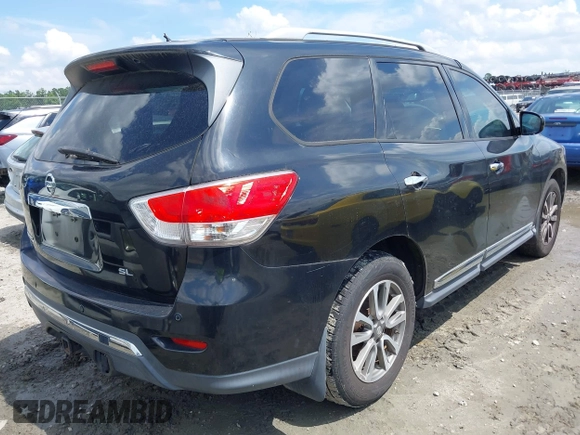 2013 Nissan Pathfinder Platinum with VIN 5N1AR2MN2DC662514, listed as a IAAI auction lot 42841665 with 164,479 mi miles and . Bid and sale history available at DreamBid. Image 4.