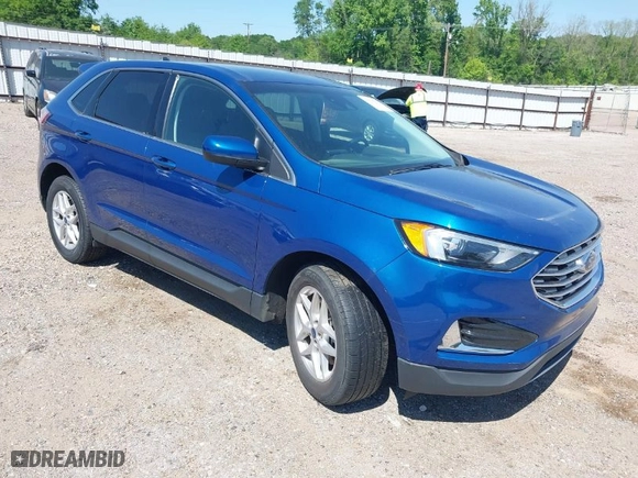 2022 Ford Edge SEL with VIN 2FMPK4J91NBB04916, listed as a IAAI auction lot 41979919 with 54,309 mi miles. Bid and sale history available at carsss.com. Image 1.