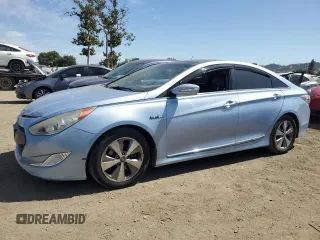 2012 Hyundai Sonata Hybrid with VIN KMHEC4A4XCA040859, listed as a Copart auction lot 63808295 with 110,339 mi miles and Salvage title. Bid and sale history available at DreamBid. Image 1.