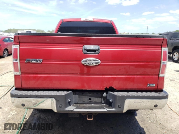 2010 Ford F-150 XL with VIN 1FTFW1EV6AFB25487, listed as a Copart auction lot 55269255 with 206,382 mi miles and Salvage Title. Bid and sale history available at DreamBid. Image 6.