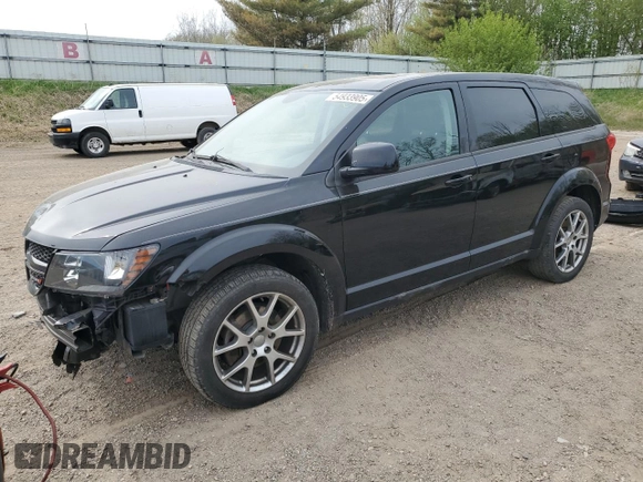 2014 Dodge Journey R/T with VIN 3C4PDDEG3ET206116, listed as a Copart auction lot 54933905 with 84,907 mi miles and Clean title. Bid and sale history available at DreamBid. Image 1.