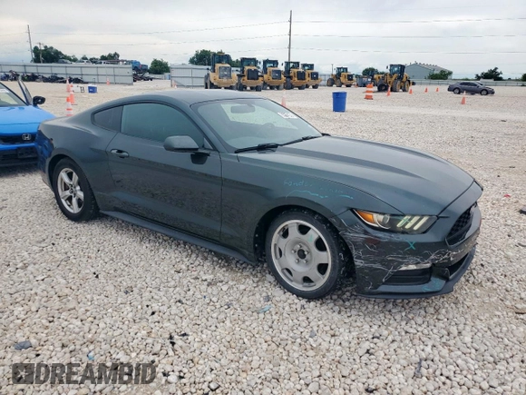 2015 Ford Mustang V6 with VIN 1FA6P8AM3F5328827, listed as a Copart auction lot 60254335 with 130,552 mi miles and Salvage title. Bid and sale history available at DreamBid. Image 4.