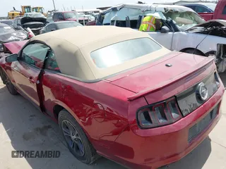 2014 Ford Mustang V6 with VIN 1ZVBP8EM7E5238529, listed as a IAAI auction lot 42045029 with 129,785 mi miles and . Bid and sale history available at DreamBid. Image 3.