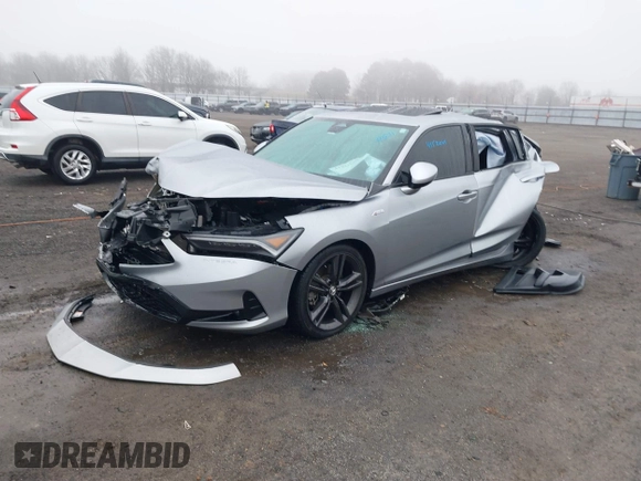 2023 Acura Integra w/A-Spec Package with VIN 19UDE4H3XPA009514, listed as a IAAI auction lot 41521064 with 50,320 mi miles and . Bid and sale history available at DreamBid. Image 2.