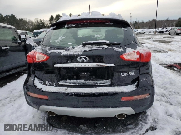 2016 Infiniti QX50 with VIN JN1BJ0RR0GM271914, listed as a Copart auction lot 82159683 with 46,930 mi miles and Salvage Title. Bid and sale history available at carsss.com. Image 6.